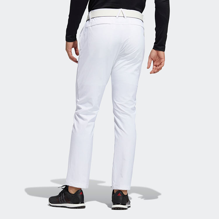adidas Quilting Pt Golf Sports Training Casual Long Pants White FS6967