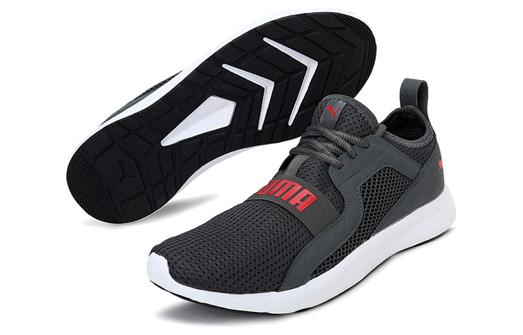 PUMA Troy Mu Shoes Grey/White/Red 373314-06