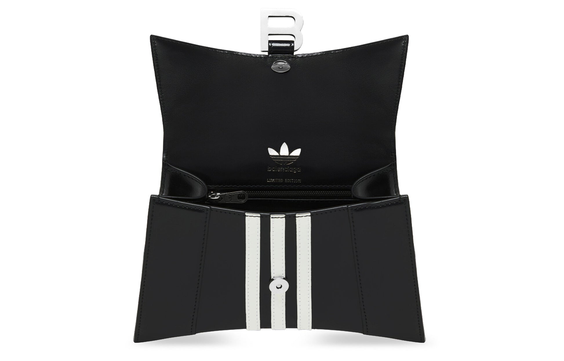 (WMNS) Balenciaga x adidas Hourglass Small Handbag 'Black' 593546210MA1091