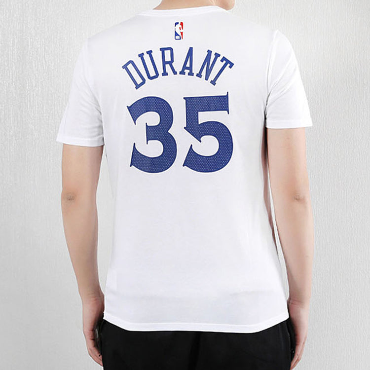 Nike Dri-Fit Golden State Warriors NBA Short Sleeve Kevin Durant White 870775-103