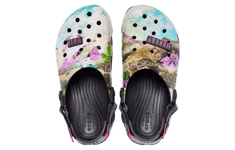 Crocs Classic All-Terrain Clog Desert Pattern Stylish Casual Unisex Multi-Color Sandals 207340-90H