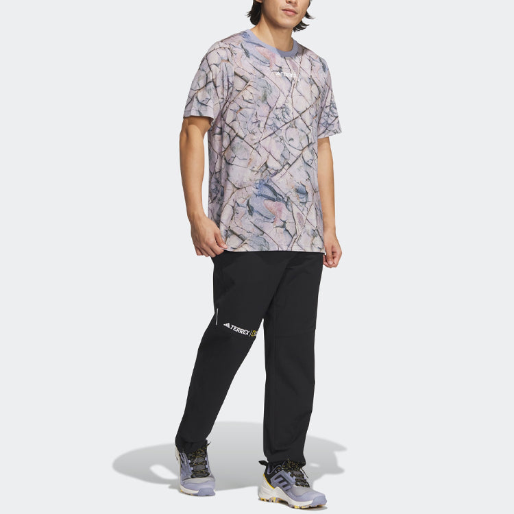 adidas x National Geographic Tencel Short Sleeve Tee 'Grey' IC2000