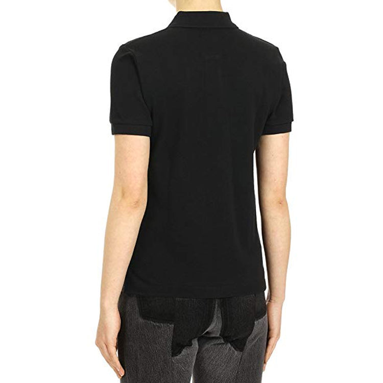 (WMNS) COMME des GARCONS PLAY Polo Red Emblem 'Black' AZ-T005-051-1