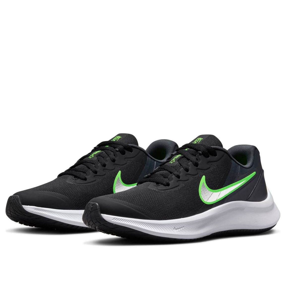 (GS) Nike Star Runner 3 'Black Chrome' DA2776-006