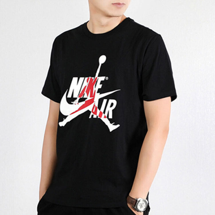 Air Jordan Jumpman Logo Short Sleeve Men's Black DH9493-010