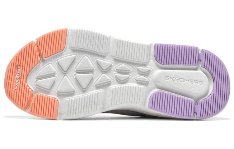 (WMNS) Skechers Max Cushioning Delta Running Shoes 'White Orange Purple' 129128-WPK