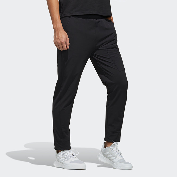 adidas neo M Cs Ftm Wvn Tp Straight Woven Slim Fit Training Sports Pants Black EI4756