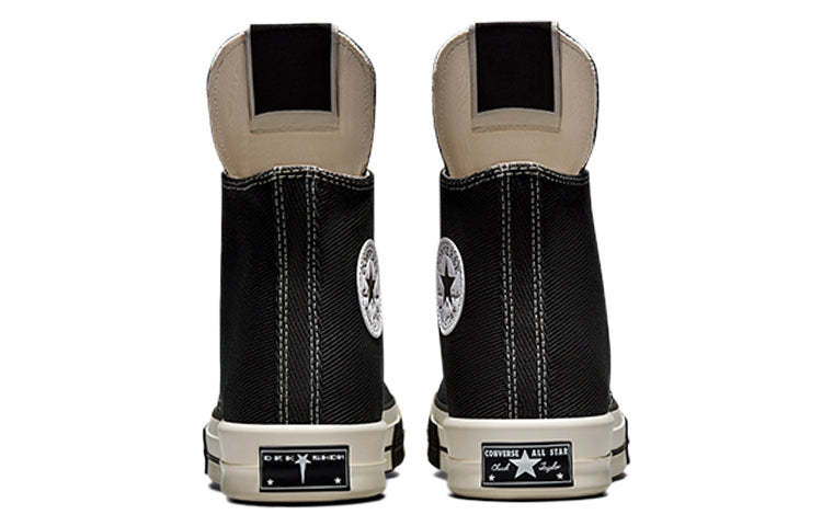 Converse Rick Owens x DRKSHDW DRKSTAR Chuck 70 High 'Black' A00130C