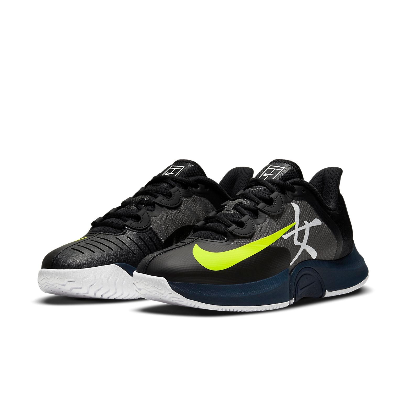 (WMNS) Nike Court Air Zoom GP Turbo Naomi Osaka 'Black Green White' DD6871-024