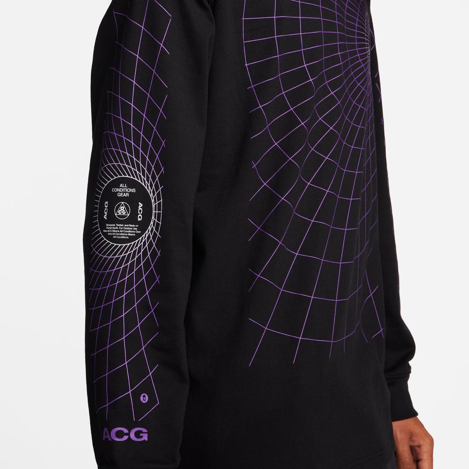 Nike ACG Manhole Long-Sleeve T-Shirt 'Black' FJ1133-010