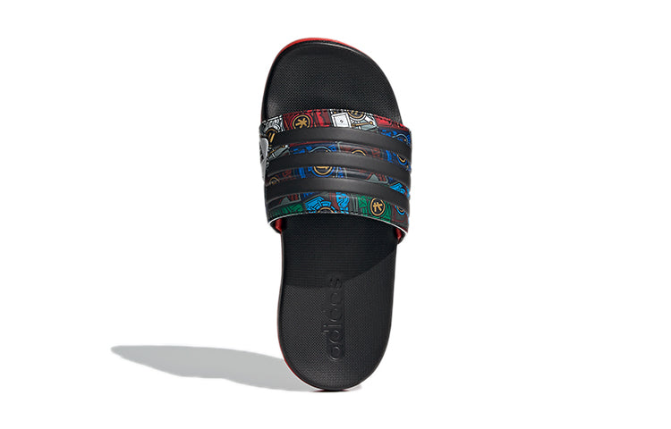 (PS) adidas x Lego Adilette Comfort K 'Black Red' FY8835