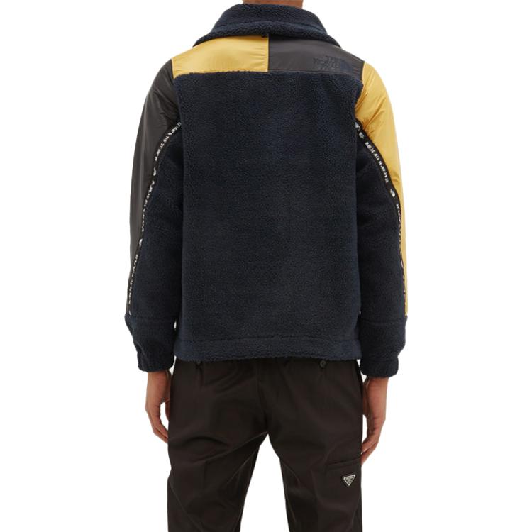 Men's THE NORTH FACE X KAZUKI Colorblock High Collar Long Sleeves Jacket Yellow NF0A46DGH2G