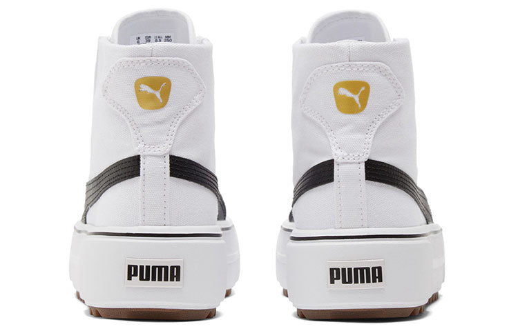 (WMNS) PUMA Kaia Mid CV 'White Black' 384409-01