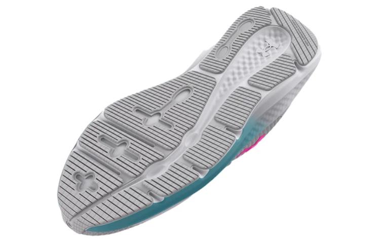 (WMNS) Under Armour Charged Pursuit 3 'Grey Pink Blue' 3024889-104