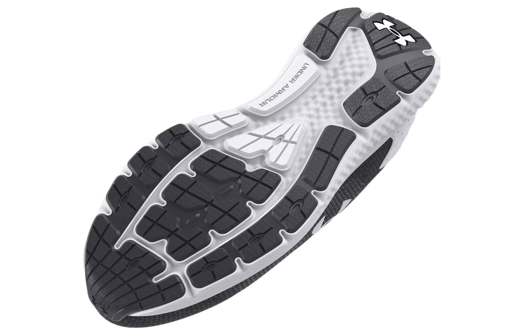 (WMNS) Under Armour Charged Rogue 3 Knit 'Black White' 3026147-001