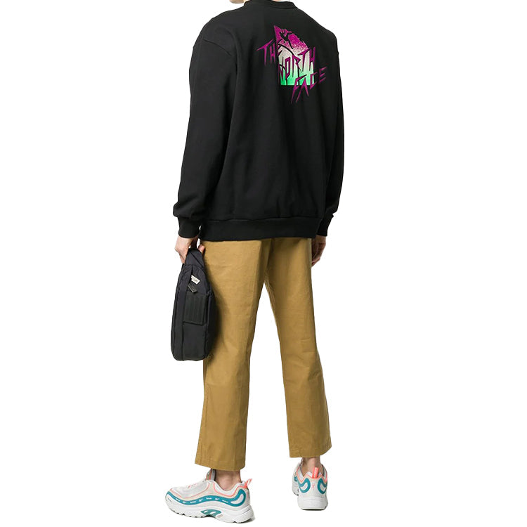 Men's THE NORTH FACE Logo Pullover Long Sleeves Black NF0A4C9JJK31