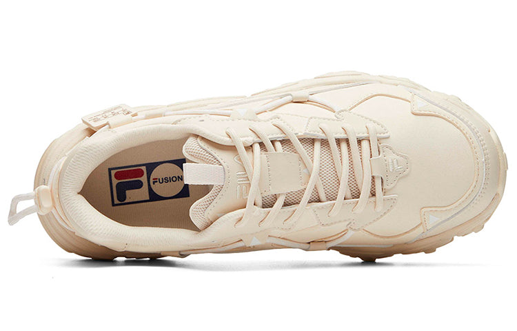 (WMNS) FILA FUSION Fluid Sneakers 'Cream White' T12W115205FDW