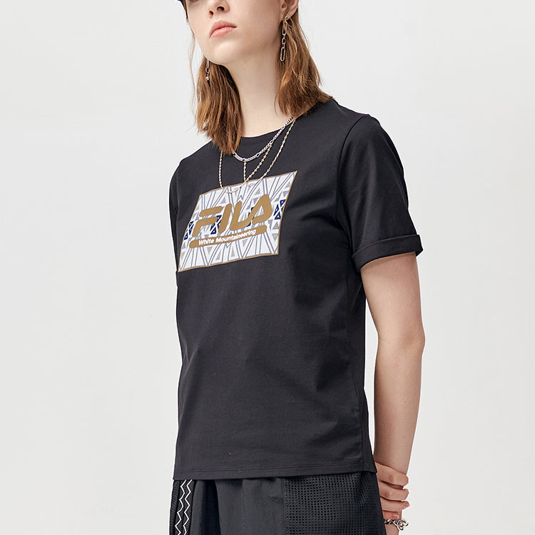FILA FUSION x White Mountaineering Logo Tee T11W127108F-BK