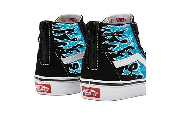 (PS) Vans Sk8-Hi Zip Shoes 'Black Blue' VN0005VSBZW