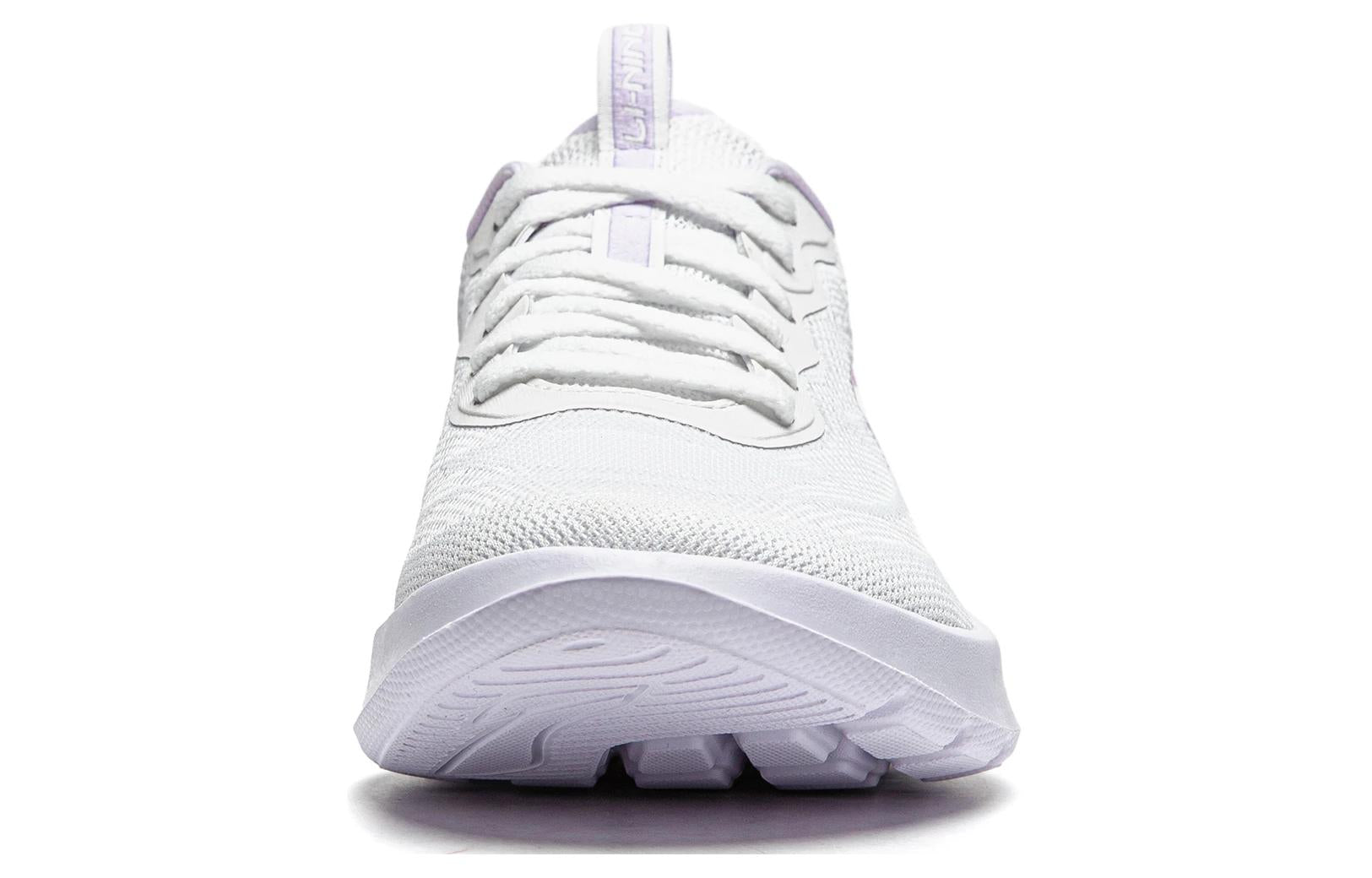(WMNS) Li-Ning Light Feather 'White Mauve' ARSU022-1