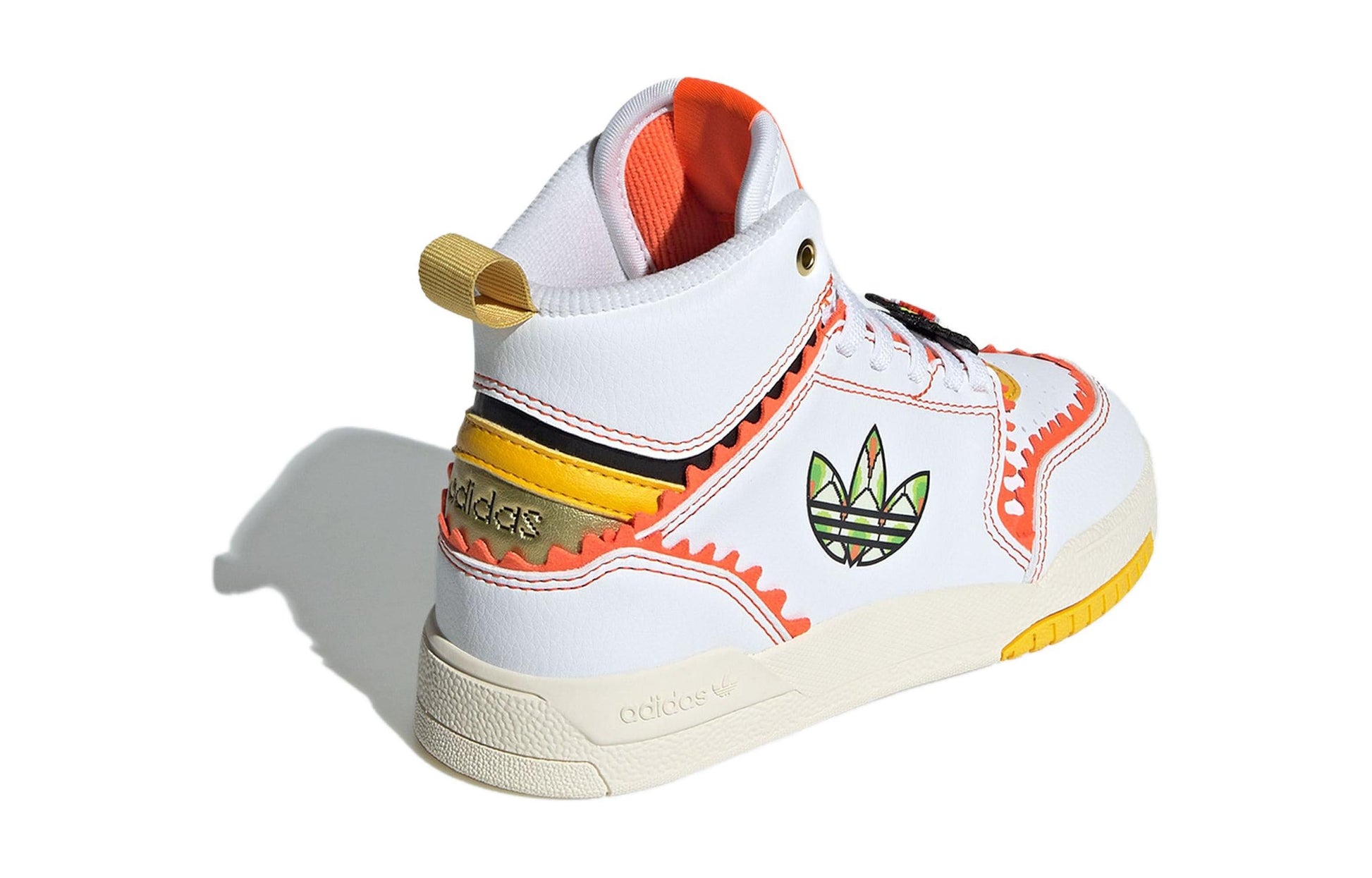 (GS) adidas Originals Drop Step EL C 'White Orange' IF9367