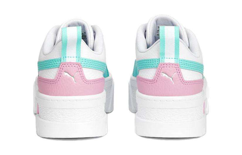 (GS) PUMA Mayze Leather 'White Mint' 384527-14