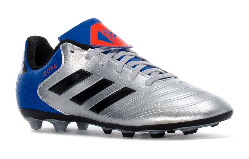(GS) adidas Copa 18.4 FXG 'Silver Black Blue' DB2468