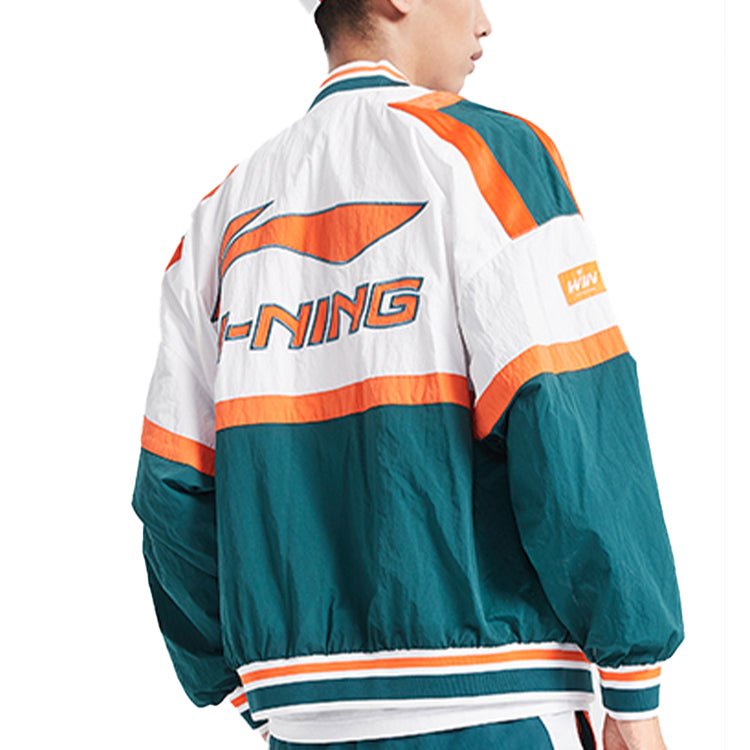 Li-Ning Sports Fashion Series Loose Jacket Blue AJDQ363-3
