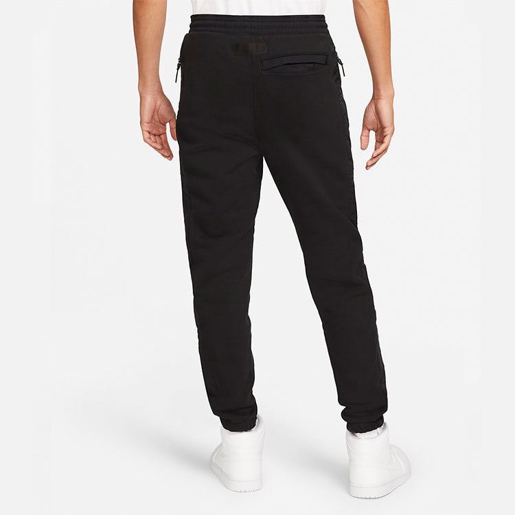 Men's Air Jordan 23 Engineered Casual Fleece Bundle Feet Sports Pants/Trousers/Joggers Black DC9633-010