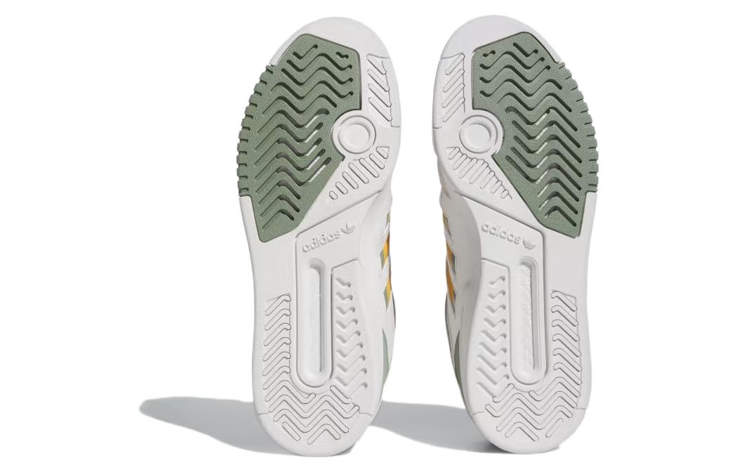 adidas Originals Drop Step Low Shoes 'Crystal White Yellow Silver Green' IF2610