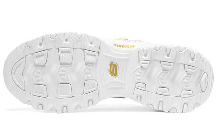 (WMNS) Skechers D'Lites 1.0 'White Red' 149790-WRD