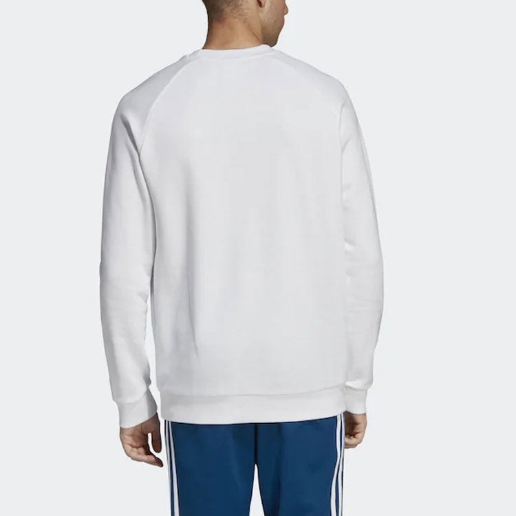 adidas originals Trefoil Warm-Up Crew Sweatshirt 'White' DV1544
