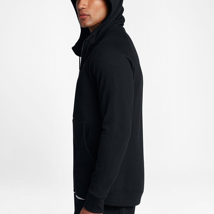 Men's Air Jordan Hooded Knit Sports Black Jacket 860197-010