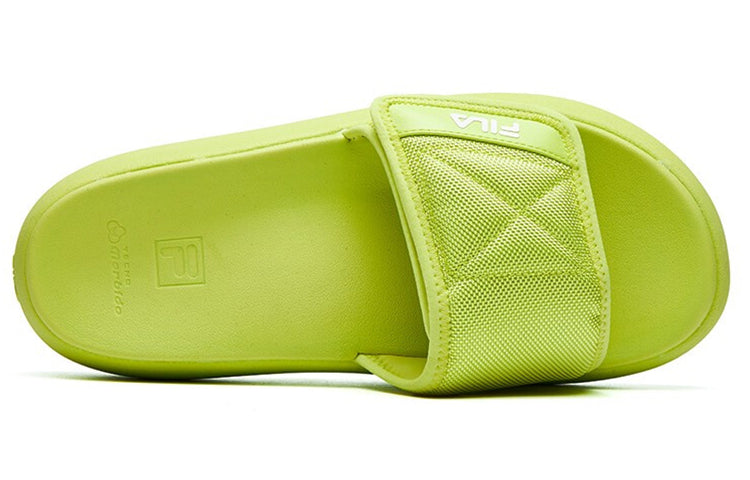 (WMNS) Fila Fusion Slide 'Volt Green' T12W125501FLD