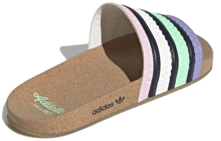 adidas Adilette Cork Slide 'Pulse Mint Legend Ink' GV7075