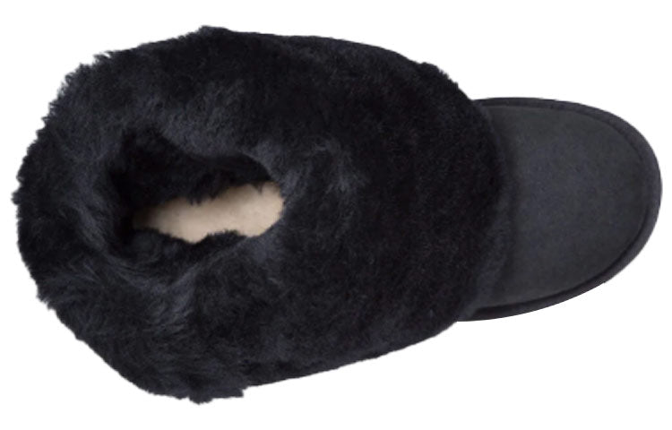 (WMNS) UGG Bailey Button Triplet II Boot High Top Black 1016227-BLK