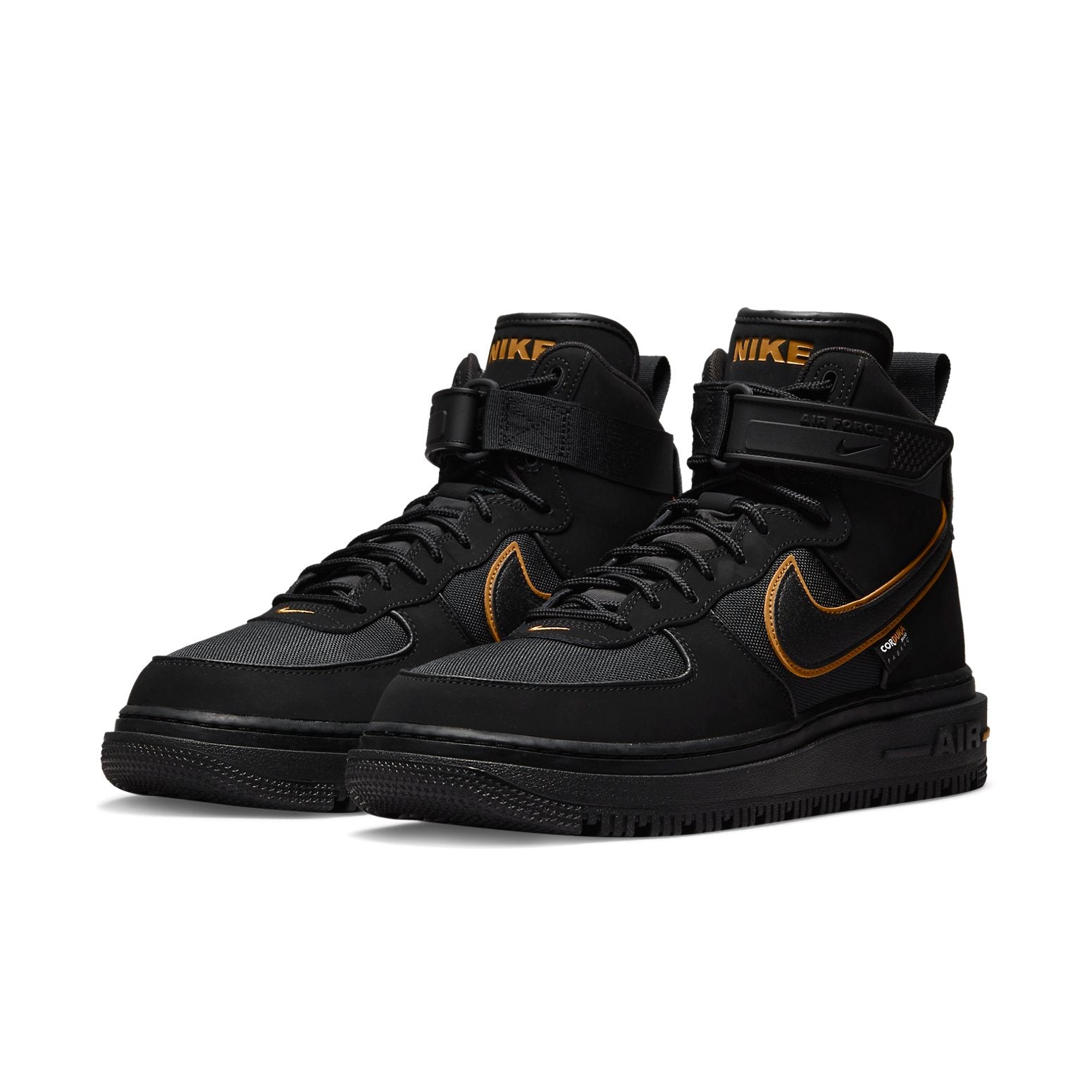Nike Air Force 1 Boot 'Black University Gold' DO6702-001