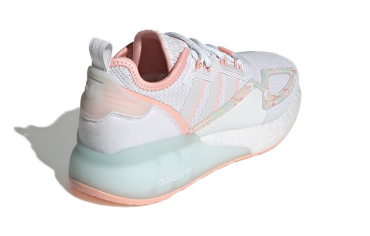 (GS) adidas ZX 2K Boost 'White Haze Coral' GZ7456
