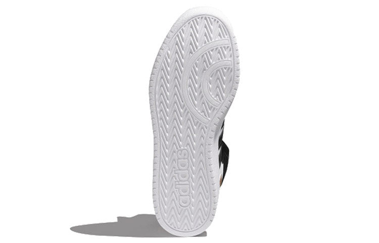 (WMNS) adidas Hoops 2.0 Mid 'Black White Gold' FW6158