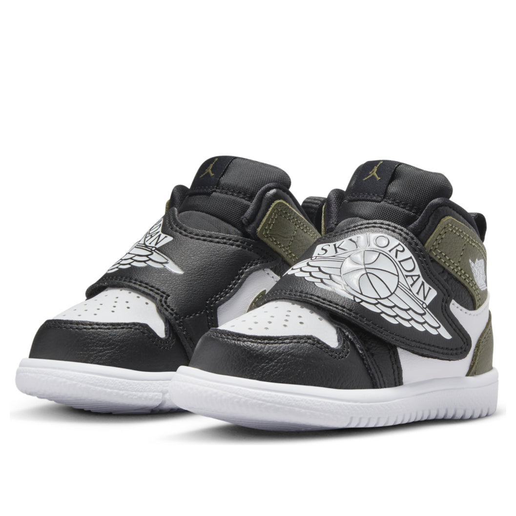 (TD) Air Jordan Sky Jordan 1 'Black Medium Olive' BQ7196-092