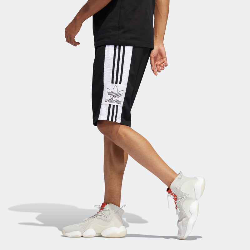 adidas originals Mesh Otln Short Breathable Casual Sports Shorts Black DV3184