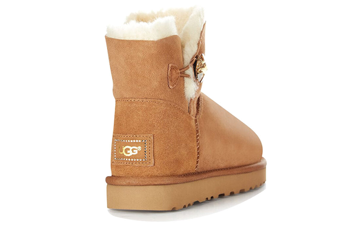 (WMNS) UGG Mini Bailey Button Bling 1016554-CTGL