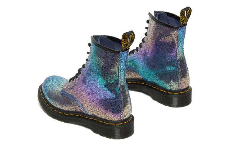 (WMNS) Dr.Martens 1460 Rainbow Ray Suede Lace Up Boots 'Purple' 26963500