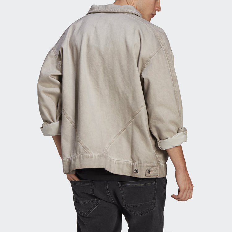adidas originals Fshn Denim Jkt Solid Color Casual Jacket GN3314