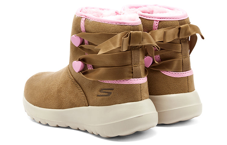 (GS) Skechers Go Walk Joy Boots 'Tan' 302921L-CSNT