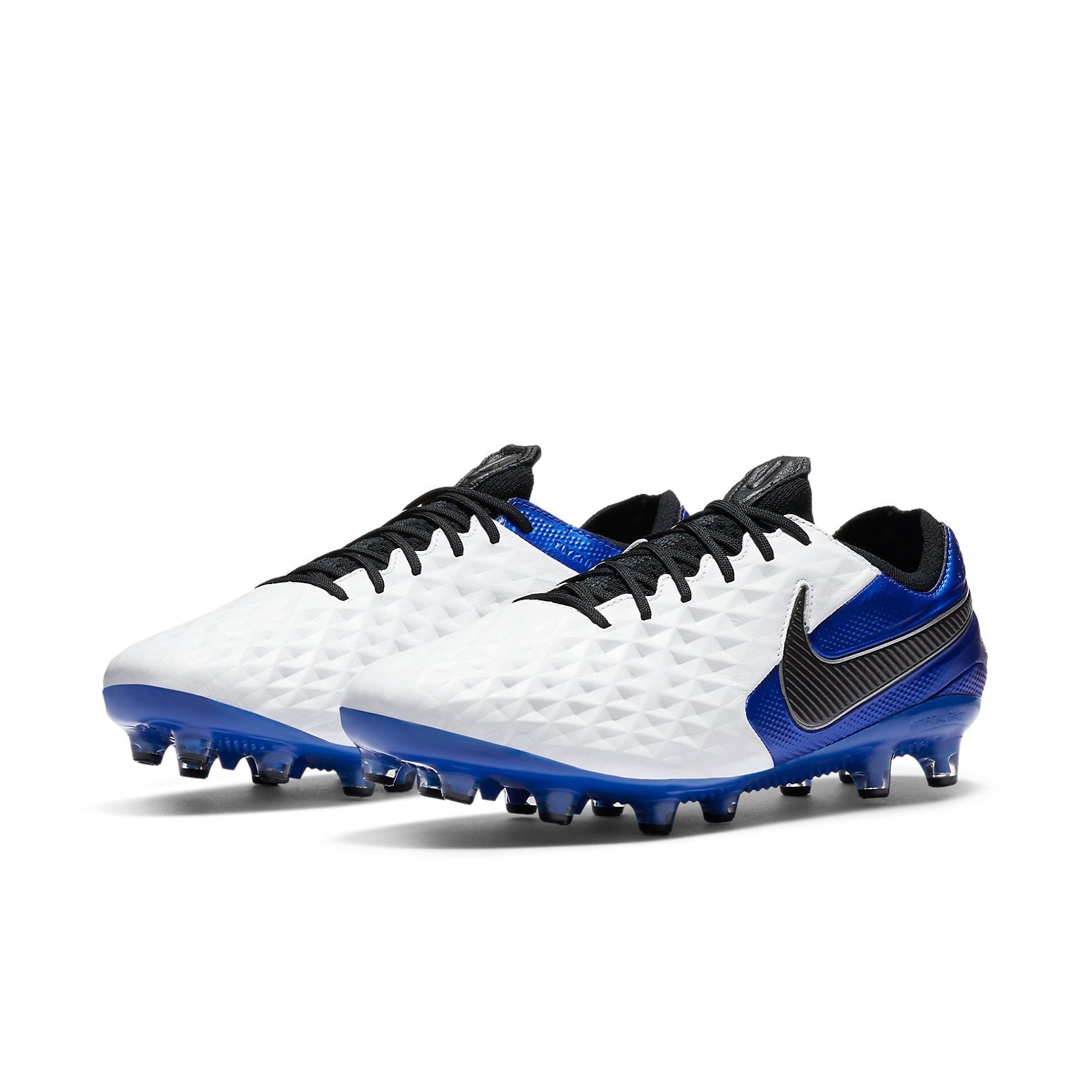 Nike Tiempo Legend 8 Elite AG-Pro Low-Top Soccer Shoes White/Blue BQ2696-104
