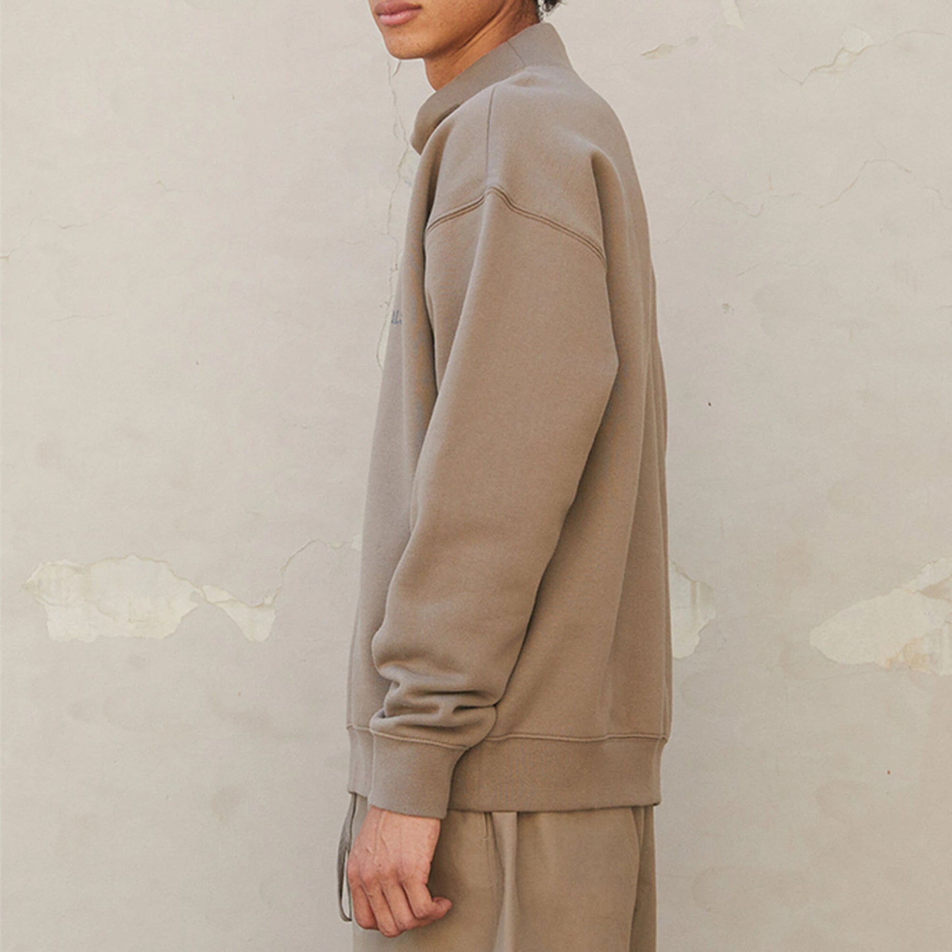 Fear of God Essentials FW21 Pullover Mock Neck Sweatshirt 'Harvest' FOG-FW21-011