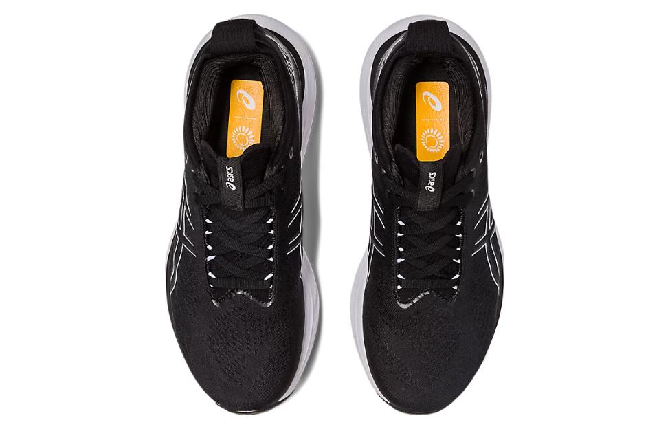 (WMNS) ASICS Gel-Nimbus 25 Wide 'Black Pure Silver' 1012B437-001