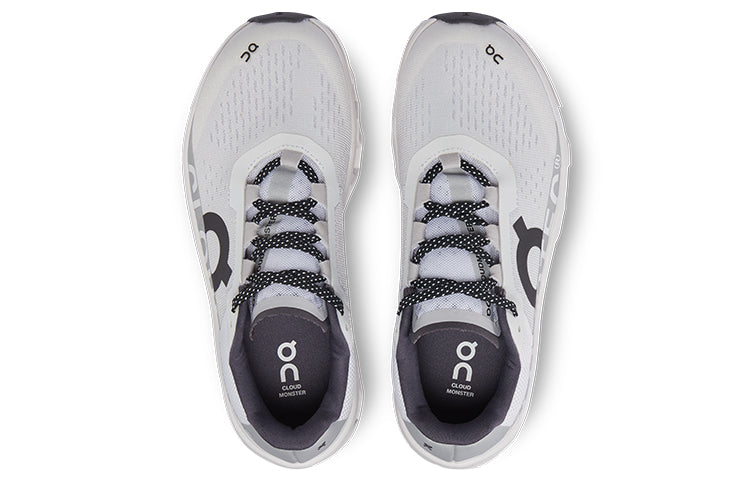 (WMNS) On Running Cloudmonster 'White Black Grey' 61.98433