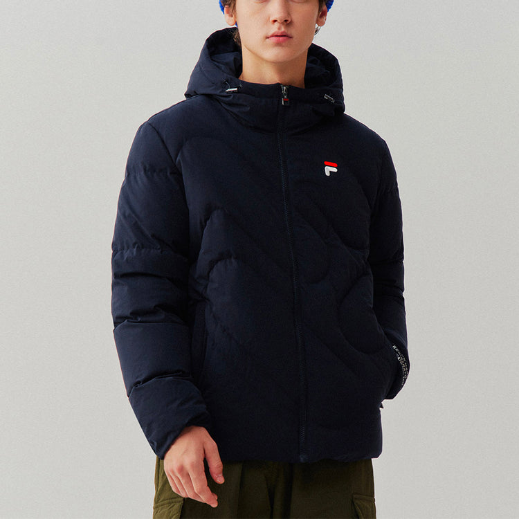 FILA hooded Short Casual Jacket Blue F51M048920F-NV